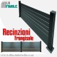 Recinzione  Alluminio staccato frangivento frangisole frangivista